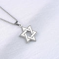 שרשרת מגן דוד מנירוסטה עמידה במים
