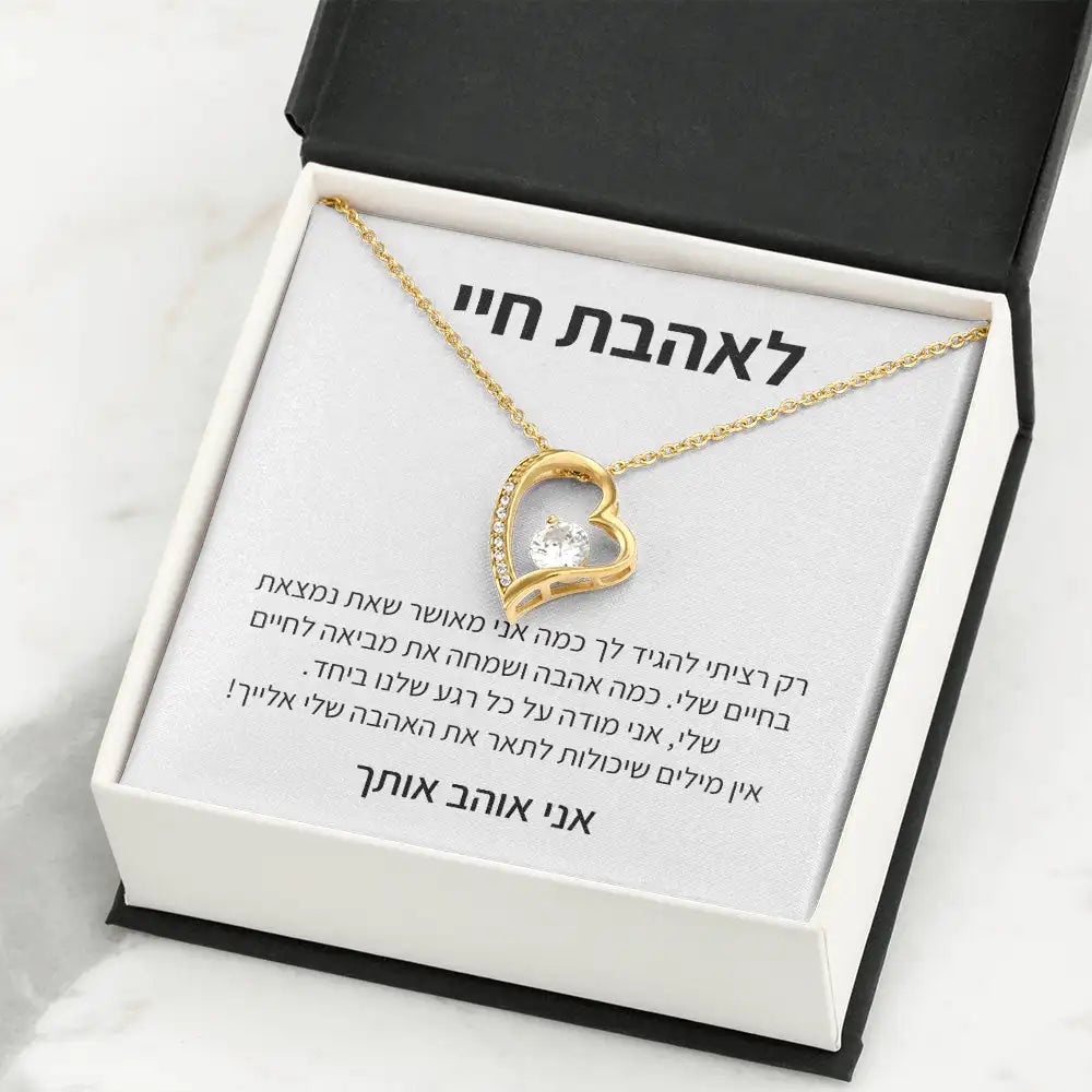 My Love Heart Necklace Wife Soulmate Gifts Women Birthday Christmas Gift Girl Fashion Jewelry With Box Dropshipping שרשרת