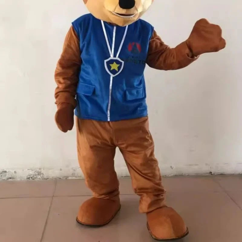 תחפושת קמע של כלבלב מצויר, קטיפתית, בסגנון אנימה, למבוגרים, לפורים, לליל כל הקדושים, להופעות, לאביזרים ולמתנות לילדים