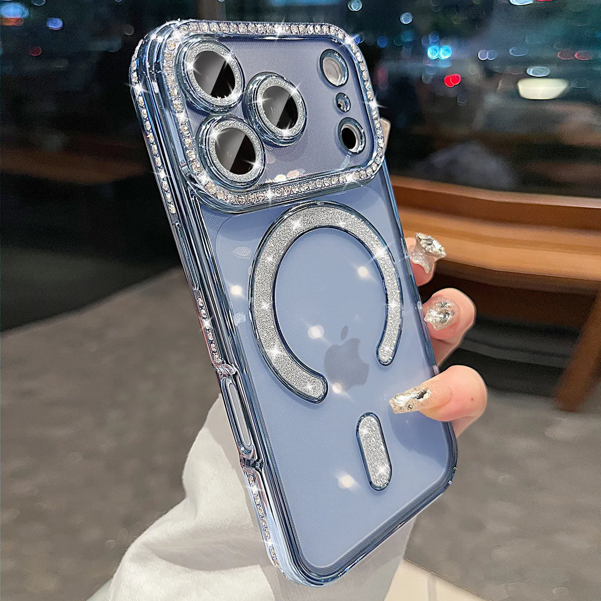 כיסוי מנצנץ MagSafe לאייפון
