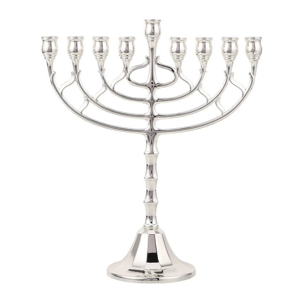 חנוכיית יודאיקה דקורטיבית לשולחן – 9 קנים