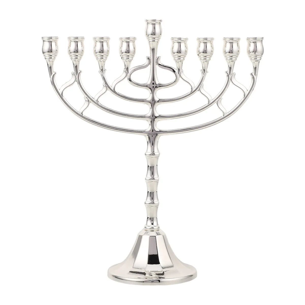 חנוכיית יודאיקה דקורטיבית לשולחן – 9 קנים