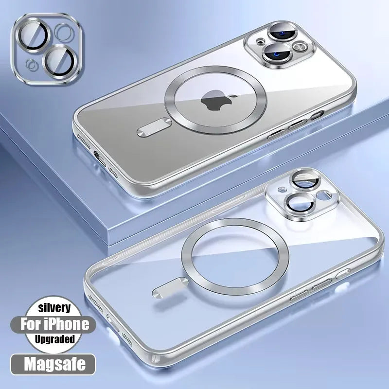 כיסוי שקוף דק MagSafe לאייפון