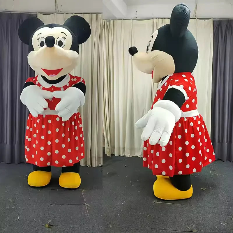 תחפושת קמע מתנפחת ענקית של לילו וסטיץ' - חליפת קוספליי מצוירת למבוגרים למסיבות יום הולדת, ליל כל הקדושים ופרסום
