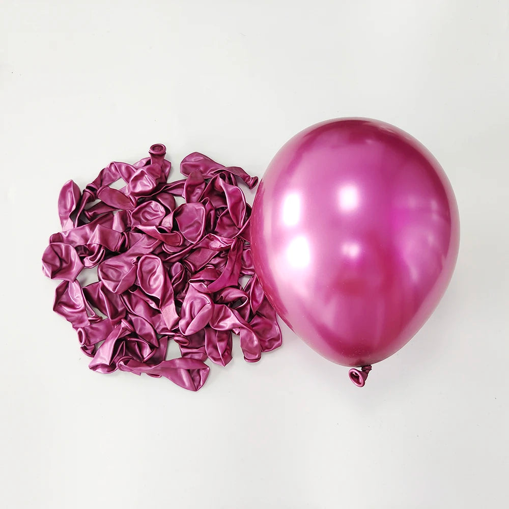 בלוני לטקס מטאליים 25 ס״מ – 10 עד 50 יחידות